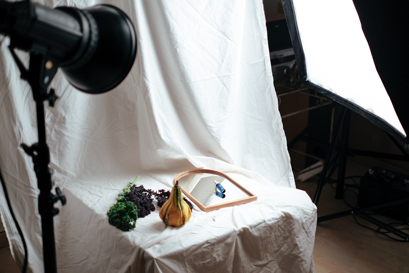 Product photography ring-light studio setup